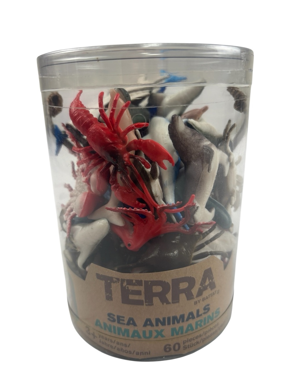 Terra by Battat Mini Sea Ocean Animals 60 pieces Ages 3+ NEW